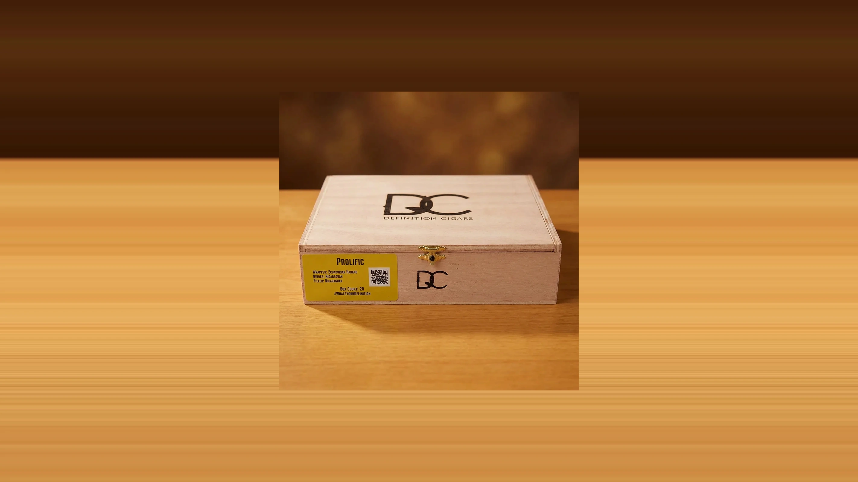 Definition Prolific Cigar BP box