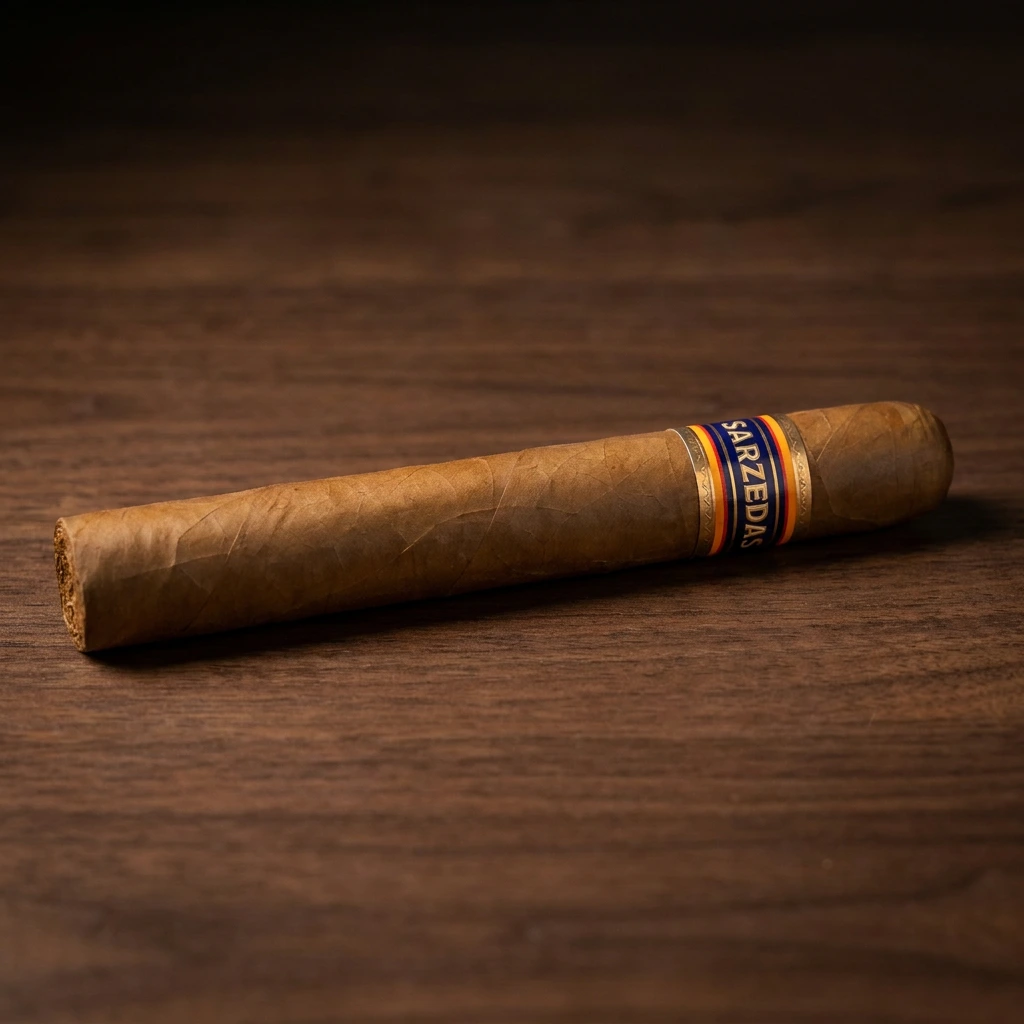 J.C. Newman Sarzedas Toro unlit on a wood table